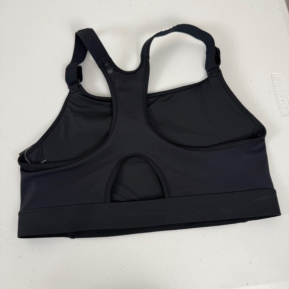 Under Armour UA Black HeatGear Armour High Support Sports Bra XL Compression - Picture 2 of 9